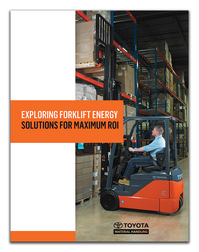 Exploring Forklift Energy Solutions for Maximum ROI Whitepaper Cover