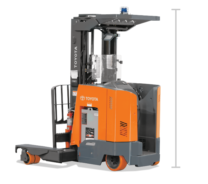 Height of Multidirectional Reach Truck